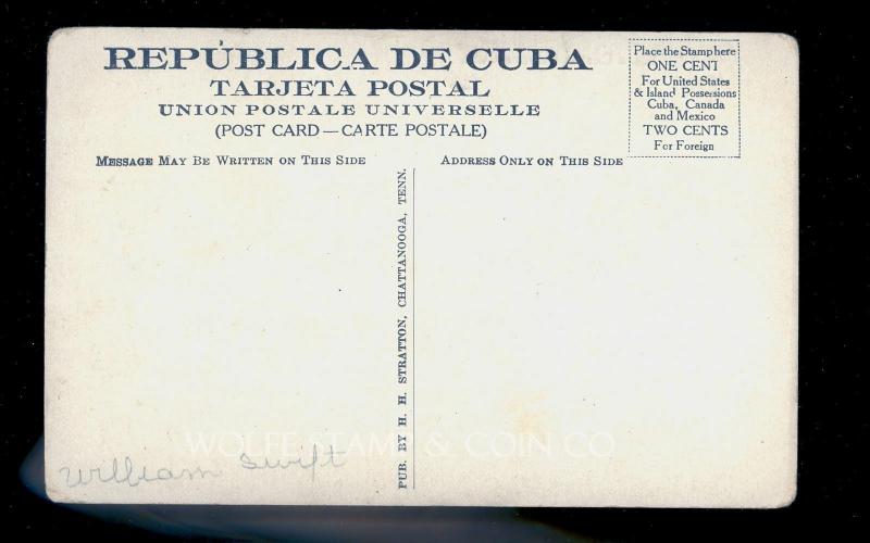 Early Postcard Moro Castle Havana Cuba Scarce B3378