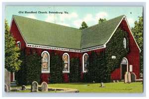 Vintage Old Blandford Church Petersburg, Va. Postcard P96