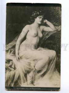 162027 NUDE Belle Woman by ENJOLRAS vintage Russian PC