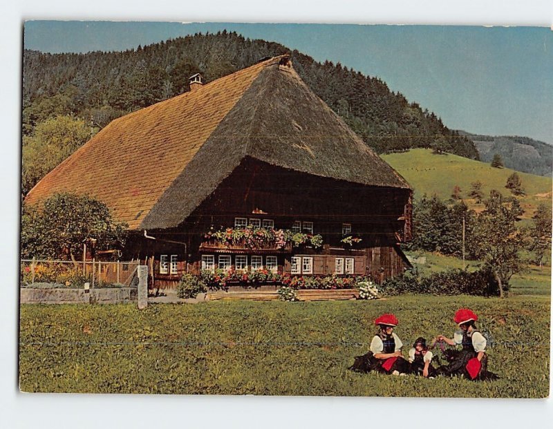 Postcard Picturesque Black Forest Schwarzwald Germany