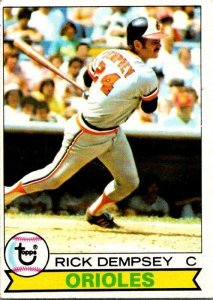 1979 Topps Baseball Card Rick Dempsey Baltimore Orioles