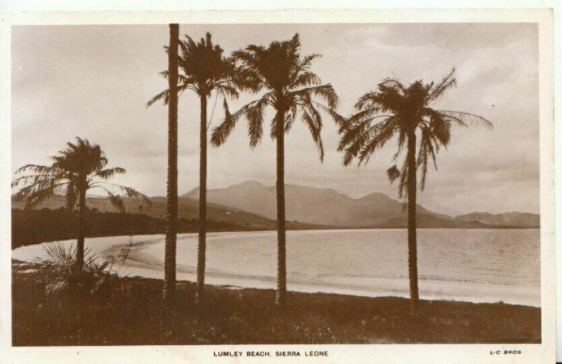 Sierra Leone Postcard - Lumley Beach - Lisk-Carew Brothers - Real Photo TZ11236 