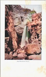 USA Rainbow Falls Colorado Vintage Postcard 09.52