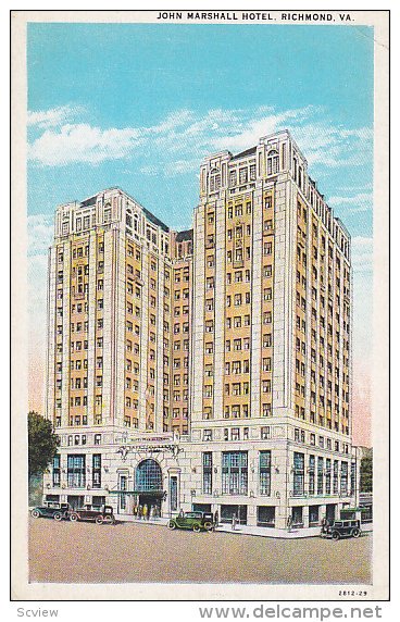 Exterior,  The John Marshall Hotel,   Richmond,  Virginia,   00-10s