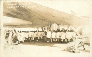 Postcard 1930s Cuba Guantanamo Marines Military RPPC Photo 22-12183