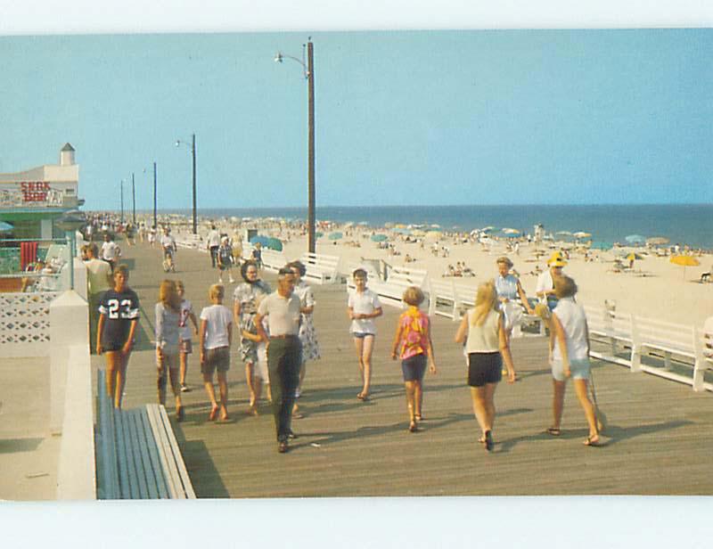 Pre-1980 SNACK BAR ON BOARDWALK AT BEACH Rehoboth Beach Delaware DE M6737@