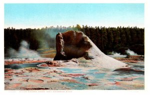 Yellowstone National Park, J.E. Haynes, Giant Geyser Cone