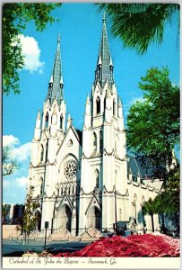Roman Catholic Cathedral Of St. John The Baptist Savannah Georgia GA Postcard