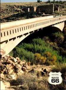 2~4X6 Postcards ROUTE 66~AZ Arizona OATMAN~Street Scene/Burros & TWO GUNS~Bridge