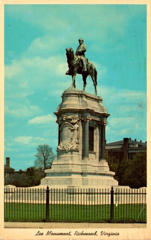 Virginia Richmond The Lee Monument 1965