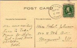 Vtg Putnam Connecticut CT Boat Landing Wildwood Park 1910s Postcard