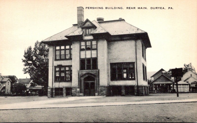 Pennsylvania Duryea Rear Main Pershing Building