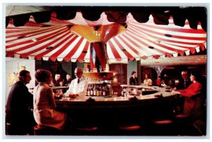 1971 The Carousel Bar Hotel Interior New Orleans Louisiana LA Posted Postcard
