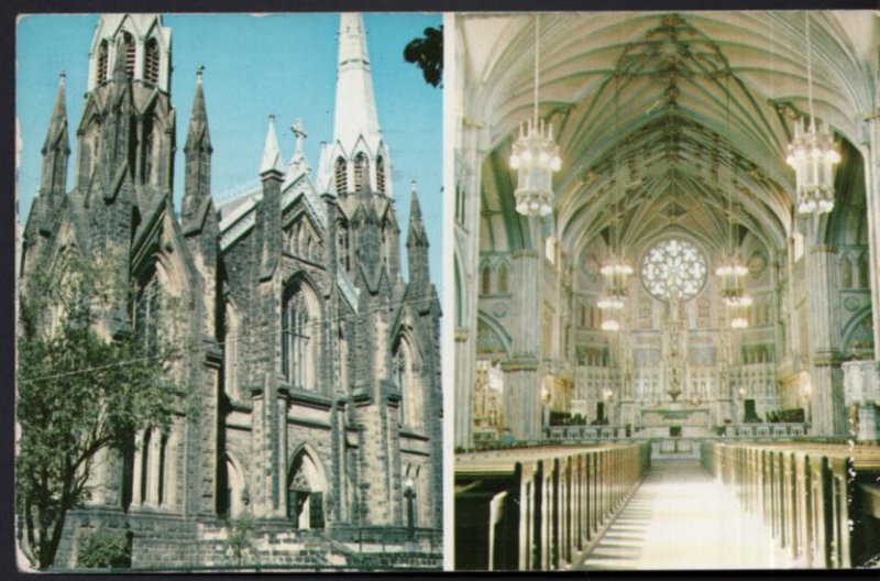 Prince Edward Island CHARLOTTETOWN St. Dunstan's Basilica - pm1966 -- Chrome