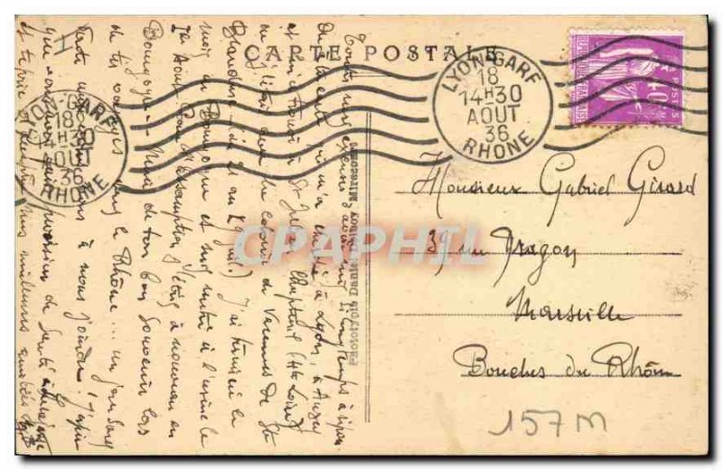 Old Postcard Beaune Place Monge and the Belfry