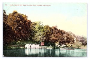 Santa Ysabel Hot Springs Near Paso Robles California Postcard