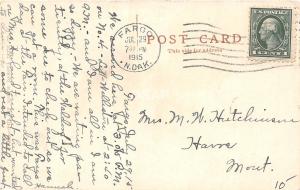 C16/ Fargo North Dakota ND Postcard 1915 N.P Ave Stores Bristol Orpheum Theatre