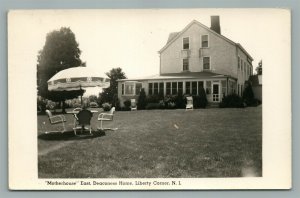 LIBERTY CORNER NJ MOTHERHOUSE EAST VINTAGE REAL PHOTO POSTCARD RPPC