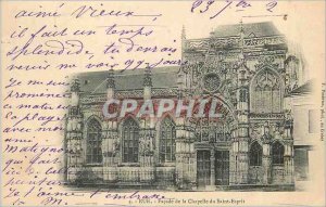 Postcard Old Street Facade of the Chapel of the Holy Spirit (map 1900)