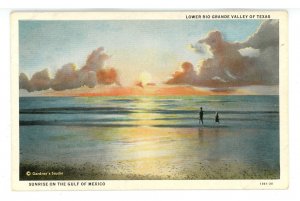 TX - Lower Rio Grande Valley. Sunrise on the Gulf of Mexico