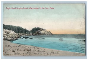 1908 Eagle Head Singing Beach Manchester By The Sea Massachusetts MA Postcard