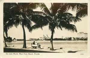 Lake Worth Florida West Palm Beach #505 1941 RPPC Photo Postcard 20-12278