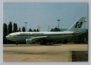 Aviation Airplane Postcard Nigeria Airways Airlines Airbus A-310-222 AF17