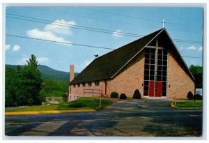 c1960 Our Lady Grace Chapel Newfound Lake Bristol New Hampshire NH Mike Postcard