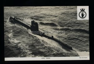 na7204 - Royal Navy Submarine - HMS Token S28 - postcard 