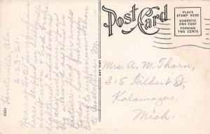 Shelbyville Tennessee Bedford County Court House, Sky Tinted, Vintage PC U11934