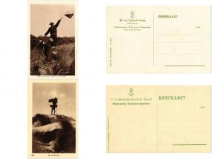 BOY SCOUTS, SCOUTS, NETHERLANDS, S'GRAVENHAAGSCHE TROEP 5 SET 30 CARDS, 3 FOLDER