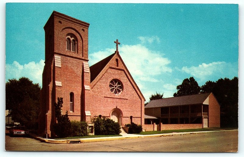 Postcard LA Natchitoches Trinity Episcopal Church E02