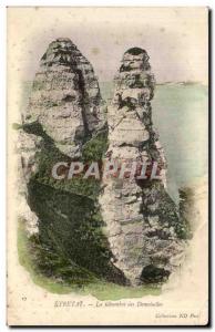 Old Postcard Etretat Chamber Demoiselles