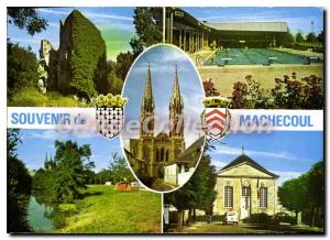 Postcard Modern Capital Retz Images Machecoul Loire Atl