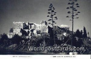 Acropolis Athens Greece Unused 