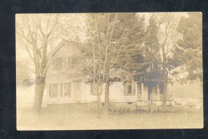 RPPC NEW MILFORD OHIO 1908 RESIDENCE HOUSE RAVENNA REAL PHOTO POSTCARD