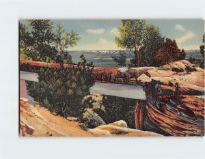 Postcard Natural Bridge, Petrified Forest, Arizona