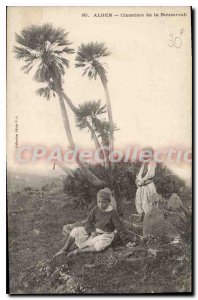 Old Postcard Alger Cemetery Of Bouzareah