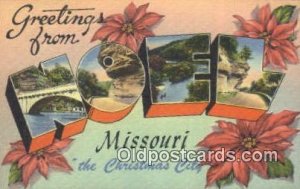 Noel Missouri  USALarge Letter Postcard