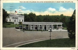 ATLANTA GEORGIA GA Grant Park Pavilion Cyclorama Bldg Vintage Postcard