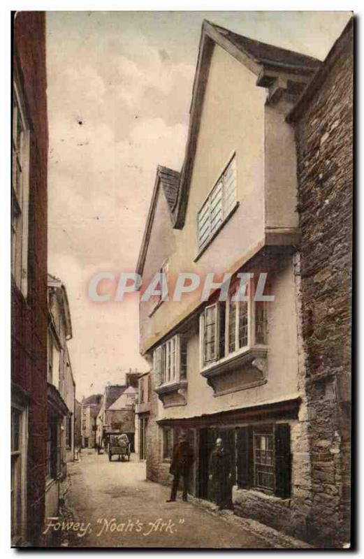 UK Postcard Old Fowey Noah & # 39s ark