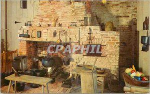 Postcard Old Plantation Louisiana Kitchen