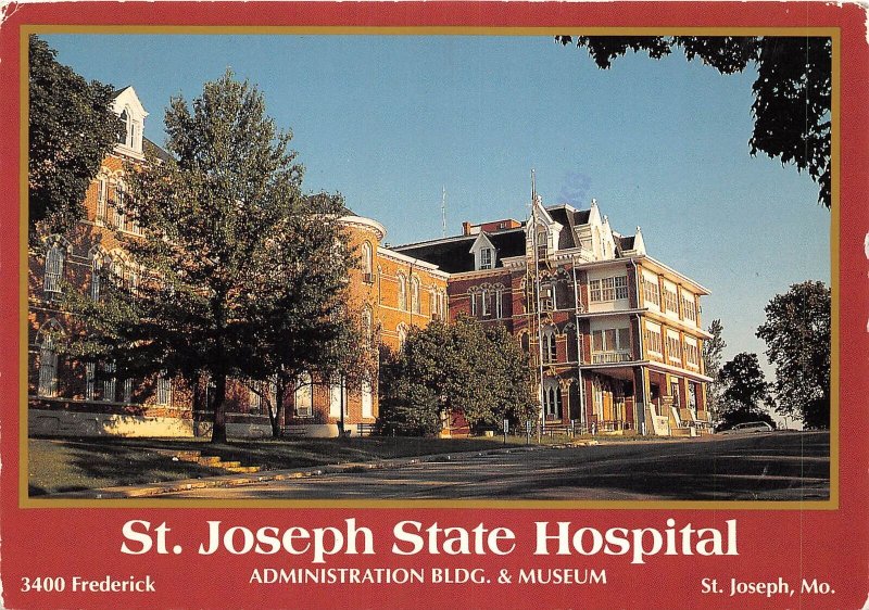 US27 postcard USA MO The Psychiatric museum of St. Joseph State Hospital 1994