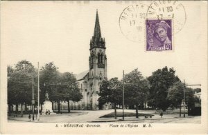 CPA Mérignac-Place de l'Église (28522)