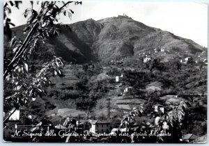 Postcard - Il Santuario vista ai piedi del monte - Italy