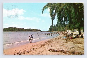 Beach Viewl San Juan Puerto Rico PR  Chrome Postcard L12