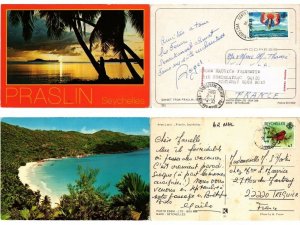 SEYCHELLES ISLANDS AFRICA 30 MODERN POSTCARDS INCL. POSTALLY USED (L5815)