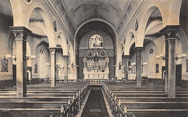 Interior of the Church of the Holy Cross Sea Bright, New Jersey  