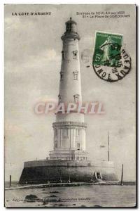 Old Postcard Sea Soulac surroundings Cordouan (lighthouse)