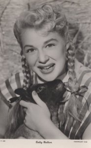 Betty Hutton The People Antique PC Film Star Postcard